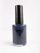 Below freezing - navy blue nail polish