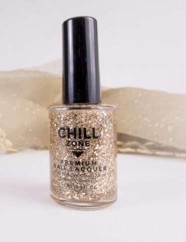 Midnight on New Years Eve - Gold Glitter Nail Polish